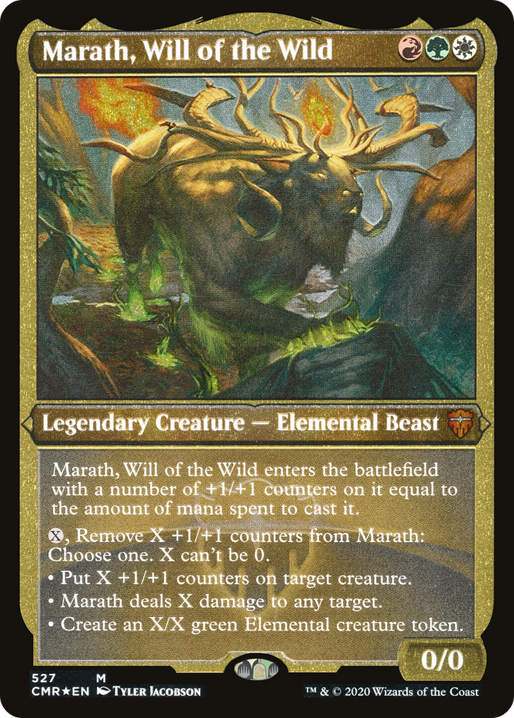 Marath, Will of the Wild (Foil Etched) (CMR-527) - Commander Legends Foil