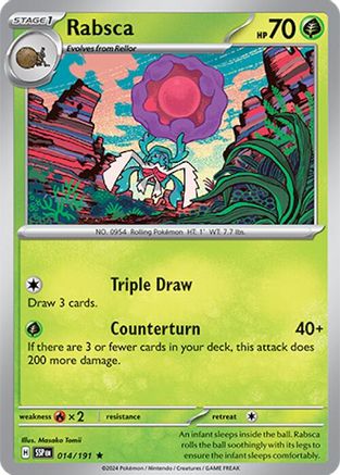 Rabsca 014 - Reverse Holofoil SV08 Surging Sparks - Rare