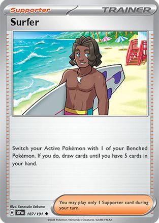 Surfer 187/191 SV08 Surging Sparks - Uncommon