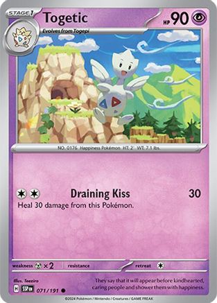 Togetic 071 SV08 Surging Sparks - Common