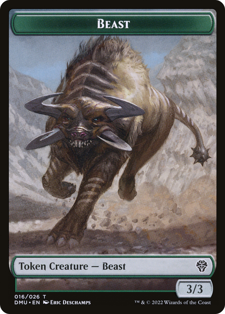 Beast Token (DMU-016) - Dominaria United Tokens
