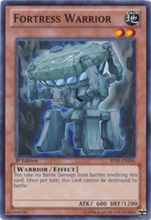 Fortress Warrior (BP01-EN206) - Battle Pack: Epic Dawn 1st Edition