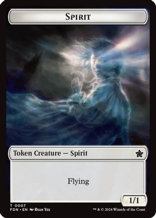 Spirit // Cat (0001) Doubled-Sided Token (FDN-1 // 7) - Foundations
