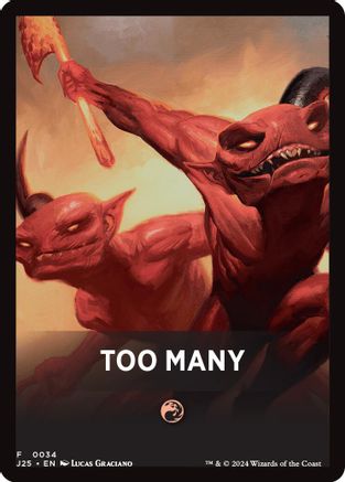 Too Many Theme Card (J25-034) - Foundations Jumpstart