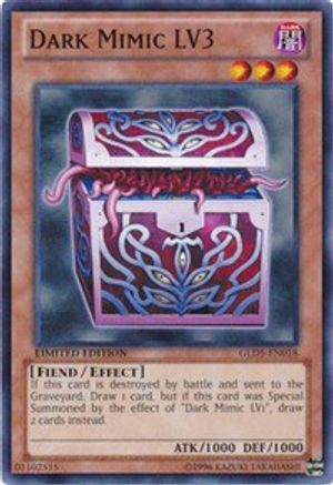 Dark Mimic LV3 (GLD5-EN018) - Gold Series: Haunted Mine Limited