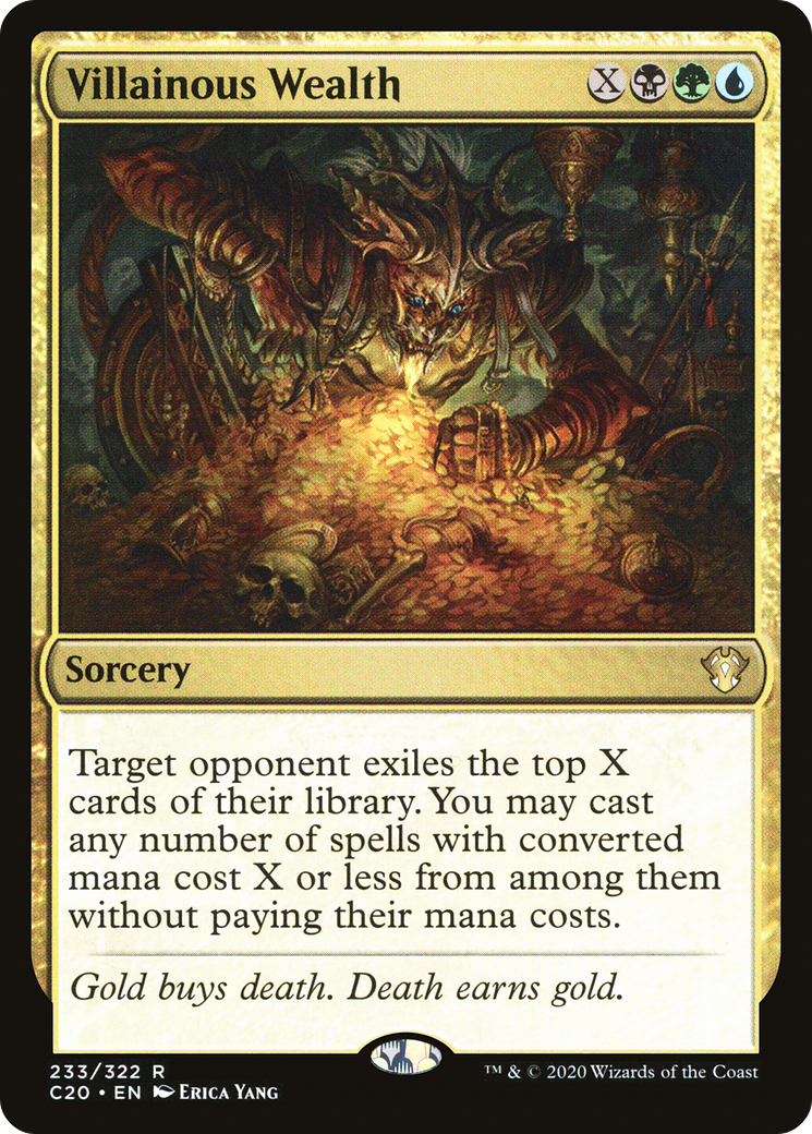 Villainous Wealth (C20-233) - Commander 2020