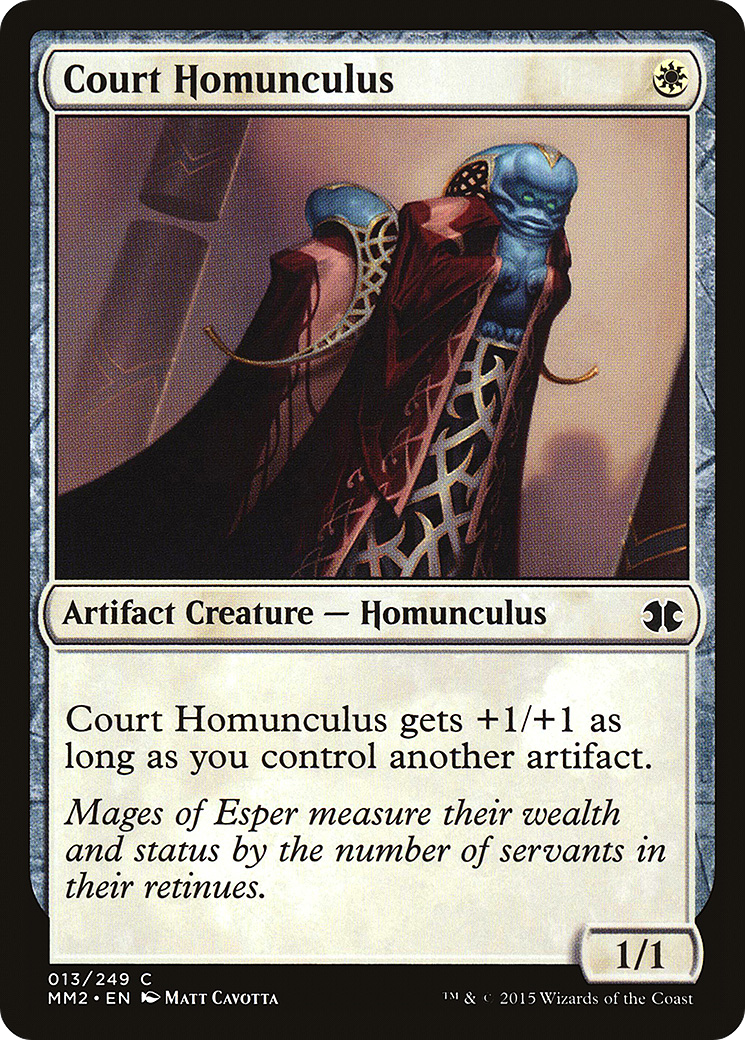 Court Homunculus (MM2-013) - Modern Masters 2015