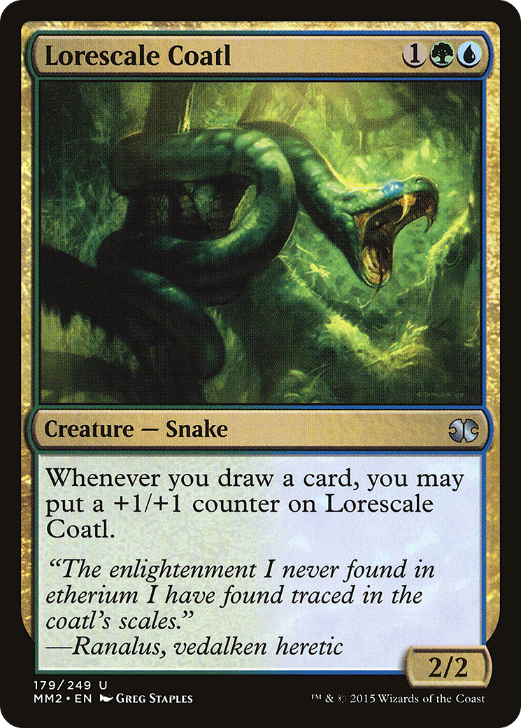 Lorescale Coatl (MM2-179) - Modern Masters 2015 Foil