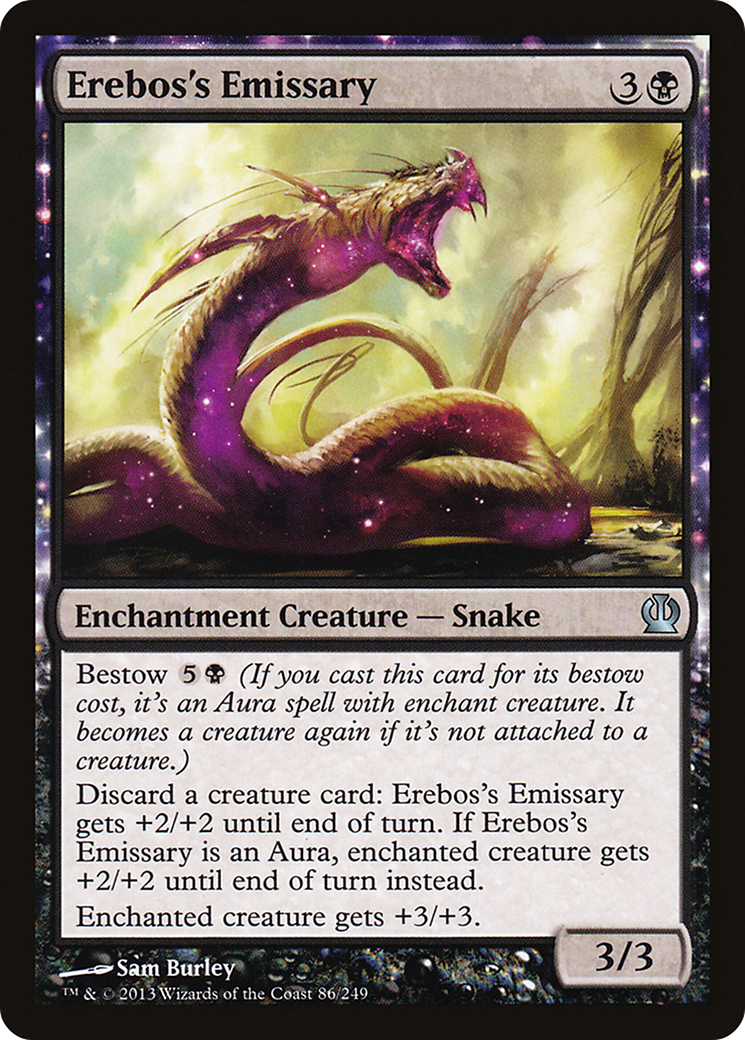 Erebos's Emissary (THS-086) - Theros: (enchantment) Foil