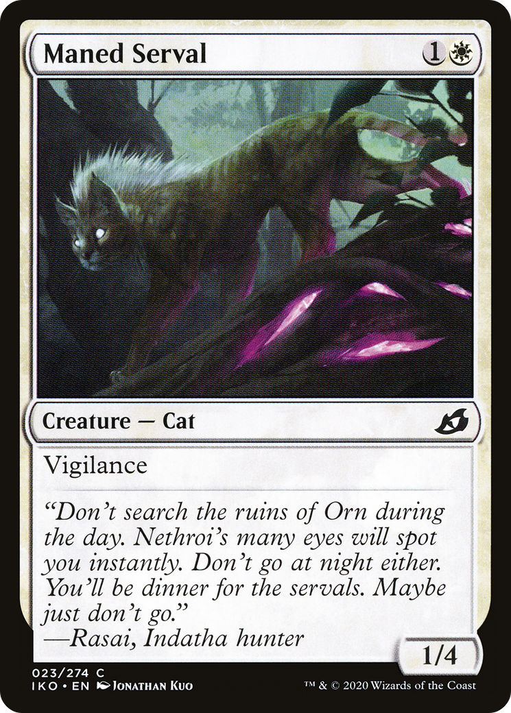 Maned Serval (IKO-023) - Ikoria: Lair of Behemoths