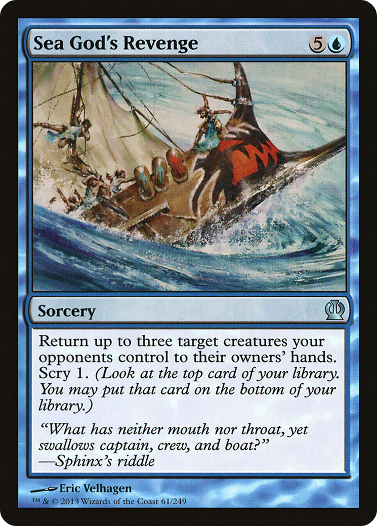 Sea God's Revenge (THS-061) - Theros Foil