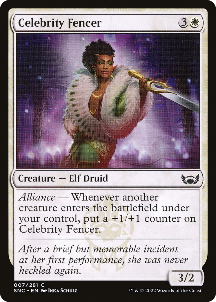 Celebrity Fencer (SNC-007) - Streets of New Capenna Foil