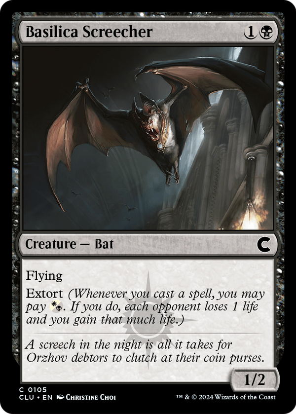 Basilica Screecher (CLU-105) - Ravnica: Clue Edition