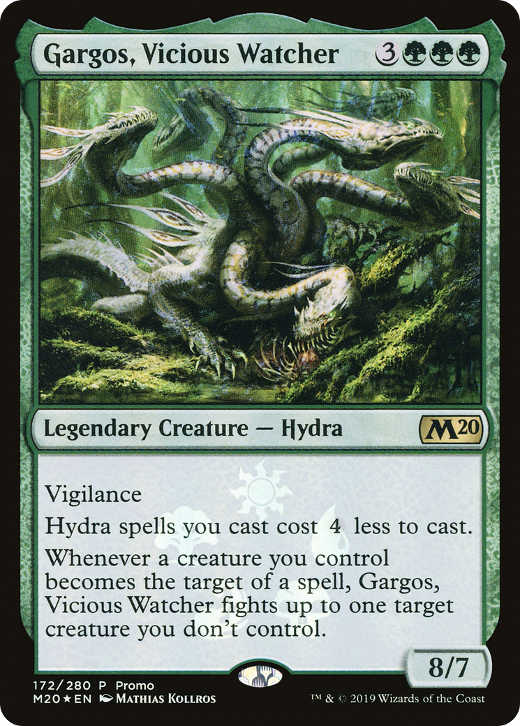 Gargos, Vicious Watcher (MEDIA-172) - Core Set 2020 Promos Foil