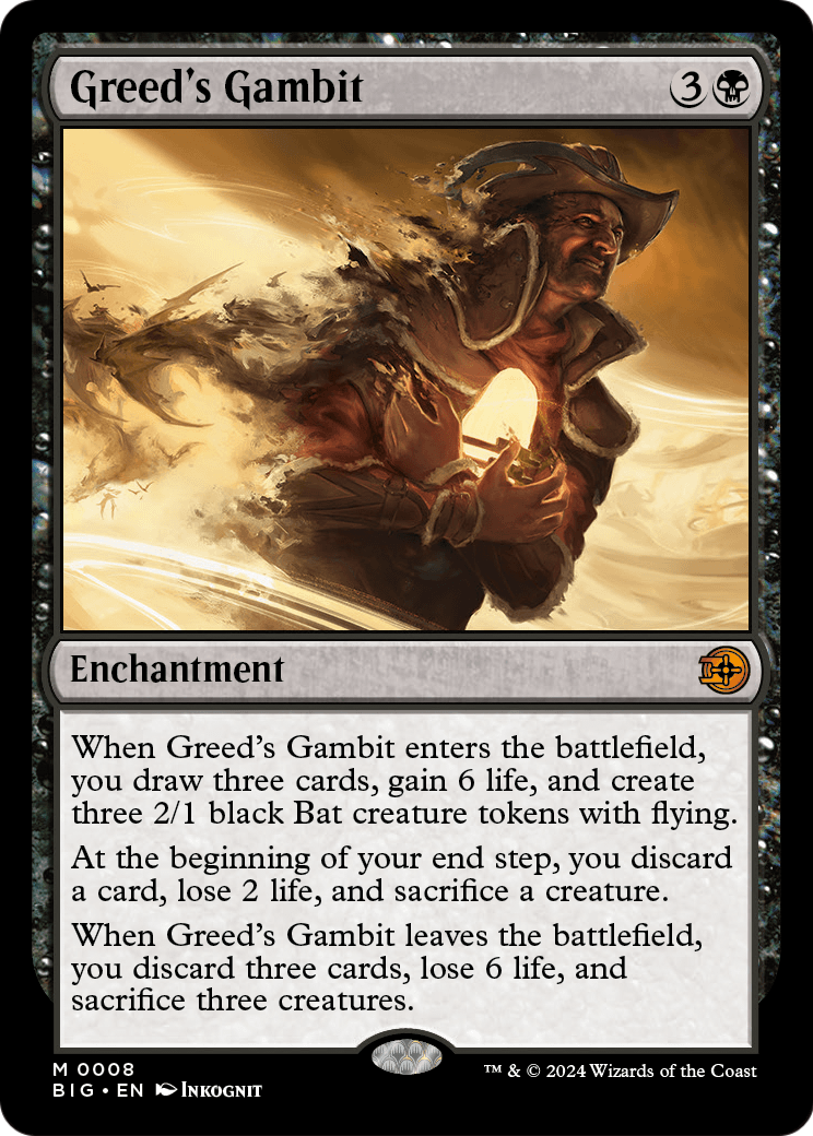 Greed's Gambit (BIG-008) - The Big Score Foil