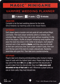 Vampire Wedding Planner // Vampire Wedding Planner (cont'd) (MVOW-002) - Innistrad: Crimson Vow Minigames Foil