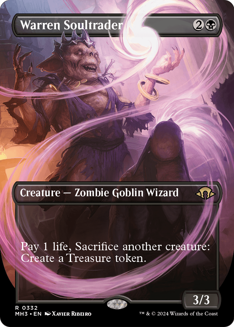 Warren Soultrader (Borderless) (MH3-332) - Modern Horizons 3 Foil