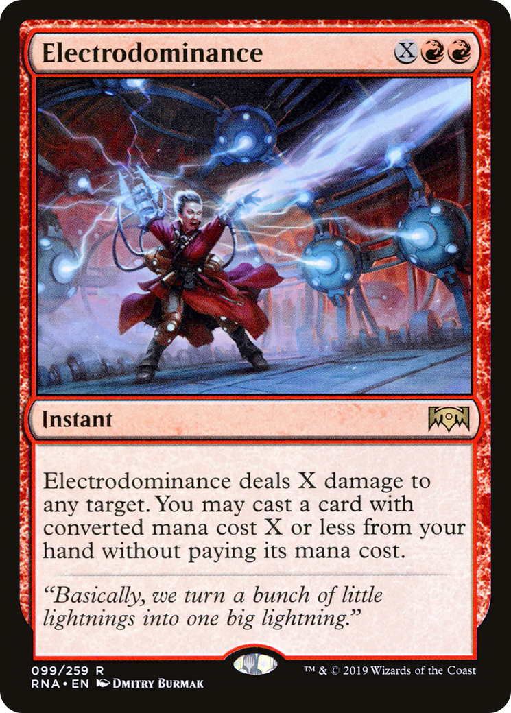 Electrodominance (RNA-099) - Ravnica Allegiance Foil