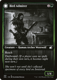 Bird Admirer (DBL-169) - Innistrad: Double Feature: (Double Faced Transform) Foil