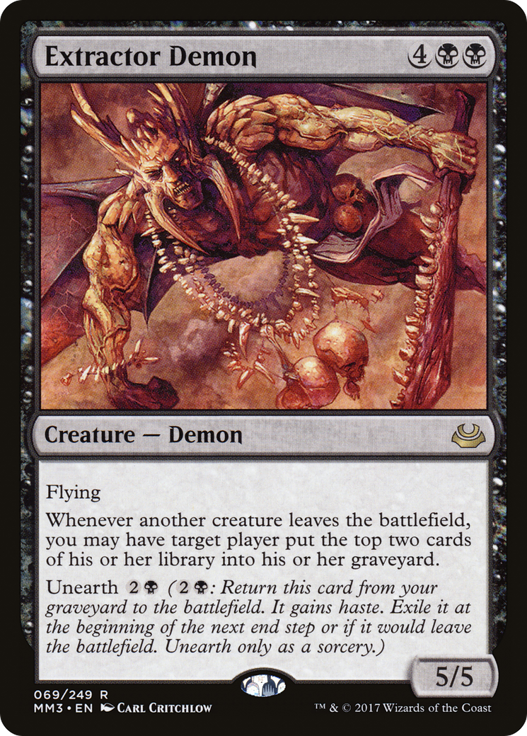 Extractor Demon (MM3-069) - Modern Masters 2017 Foil