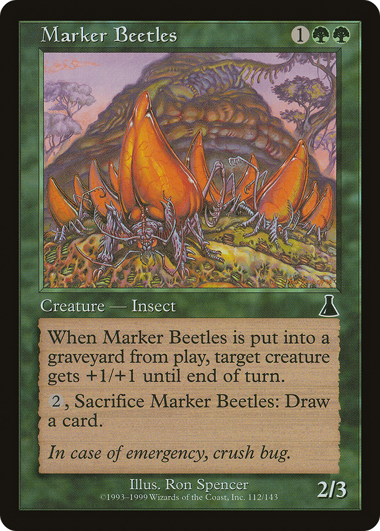 Marker Beetles (UDS-112) - Urza's Destiny Foil