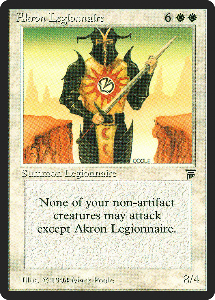 Akron Legionnaire (LEG-) - Legends