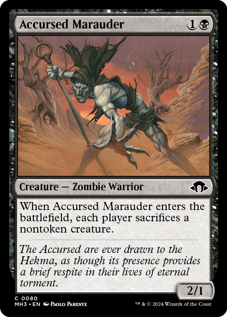 Accursed Marauder (MH3-080) - Modern Horizons 3