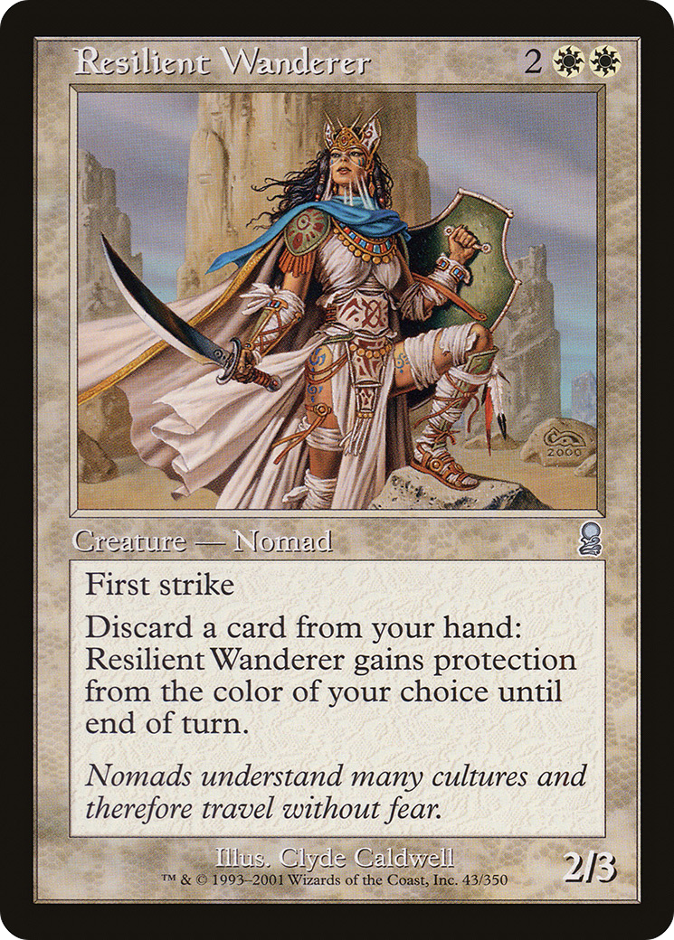 Resilient Wanderer (ODY-043) - Odyssey Foil