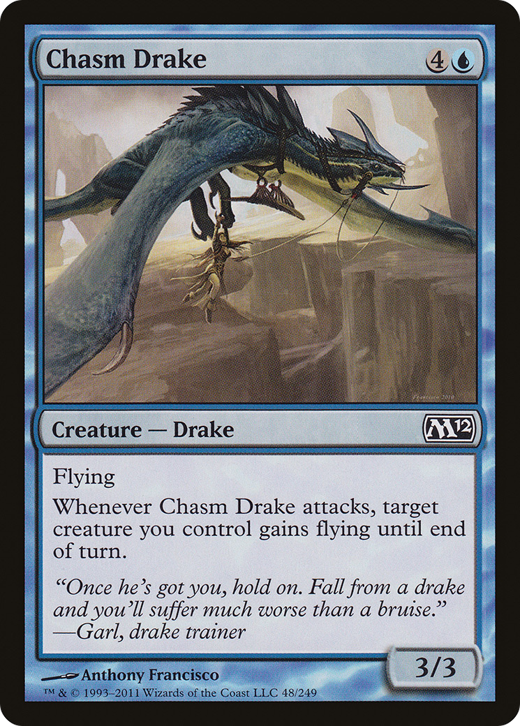 Chasm Drake (M12-048) - Magic 2012