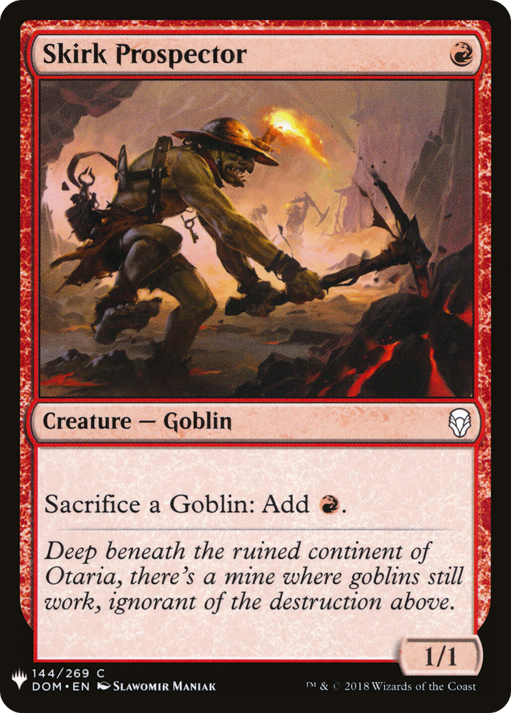 Skirk Prospector (LIST-144) - The List