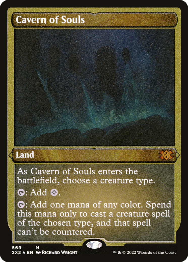 Cavern of Souls (Foil Etched) (2X2-569) - Double Masters 2022 Foil