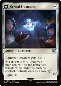 Crystal Fragments (FIN-013) - FINAL FANTASY: (enchantment) Foil