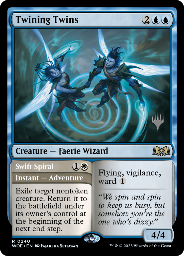 Twining Twins (PPWOE-240) - Wilds of Eldraine Promos Foil