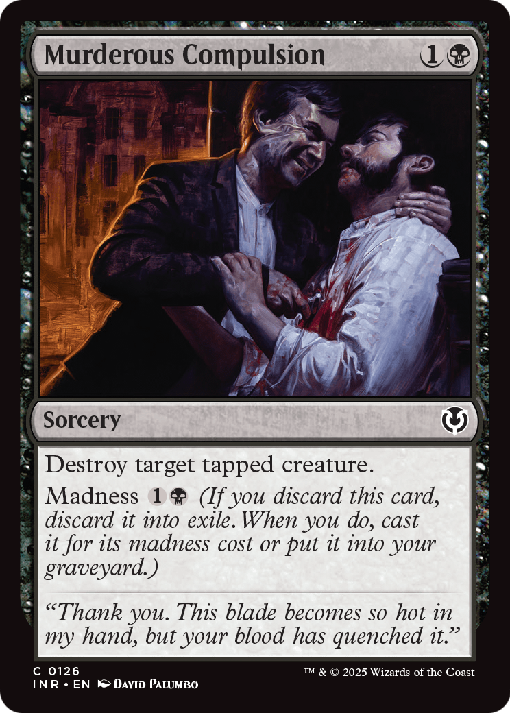 Murderous Compulsion (INR-126) - Innistrad Remastered