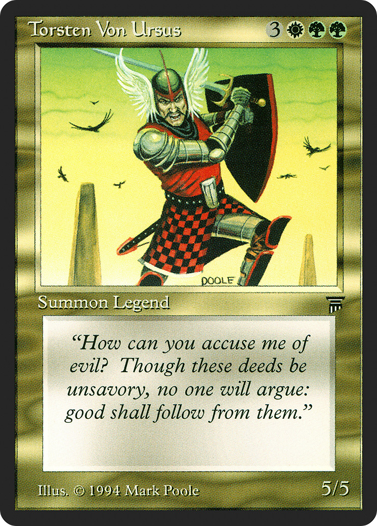 Torsten Von Ursus (LEG-) - Legends