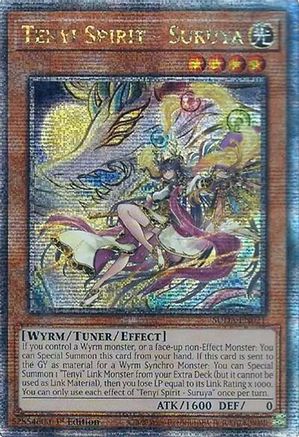 Tenyi Spirit - Suruya (Quarter Century Secret Rare) (SUDA-EN021) - Supreme Darkness 1st Edition