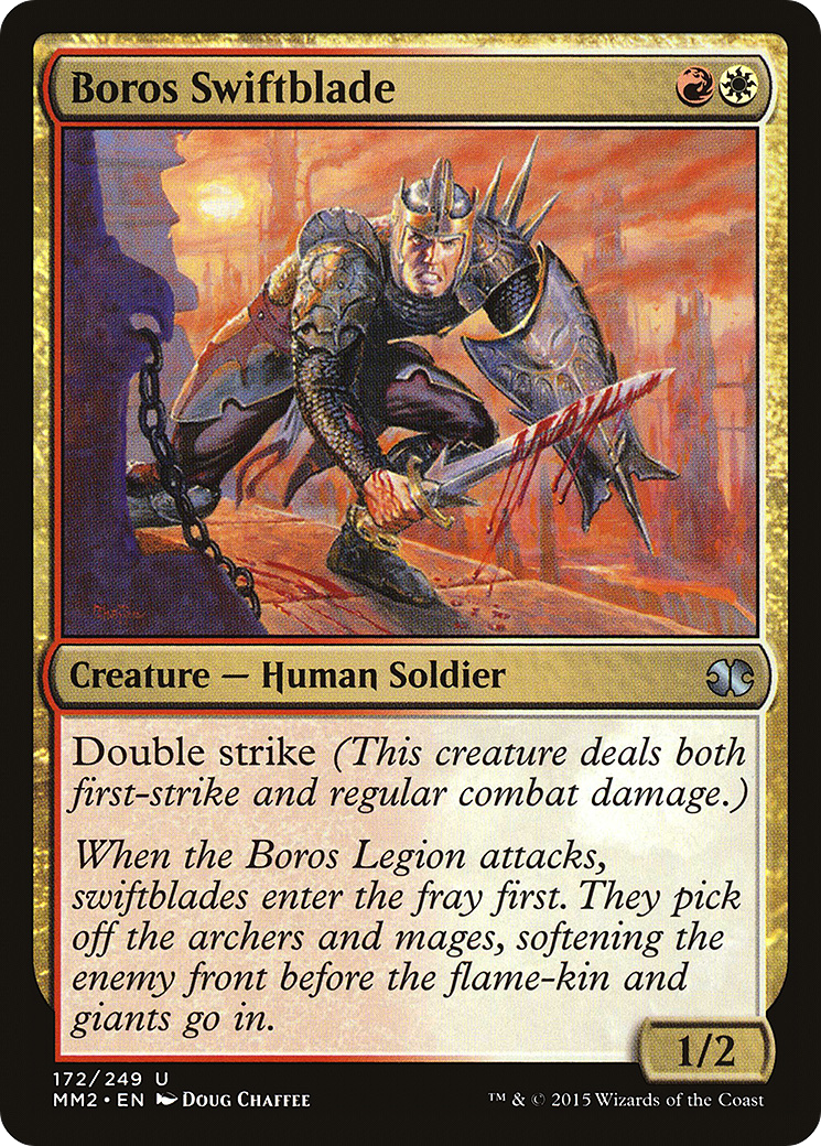 Boros Swiftblade (MM2-172) - Modern Masters 2015 Foil