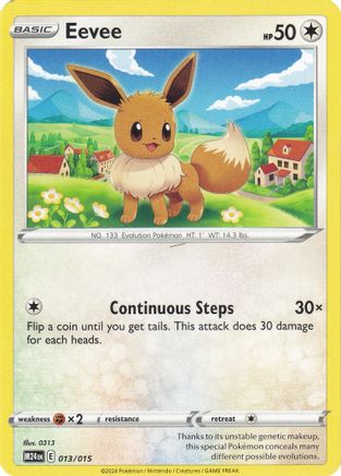 Eevee 013 McDonalds Promos 2024 - Promo