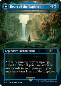 Heart of the Explorer - Search for Azcanta (SLD-1502) - Secret Lair Drop (Borderless)