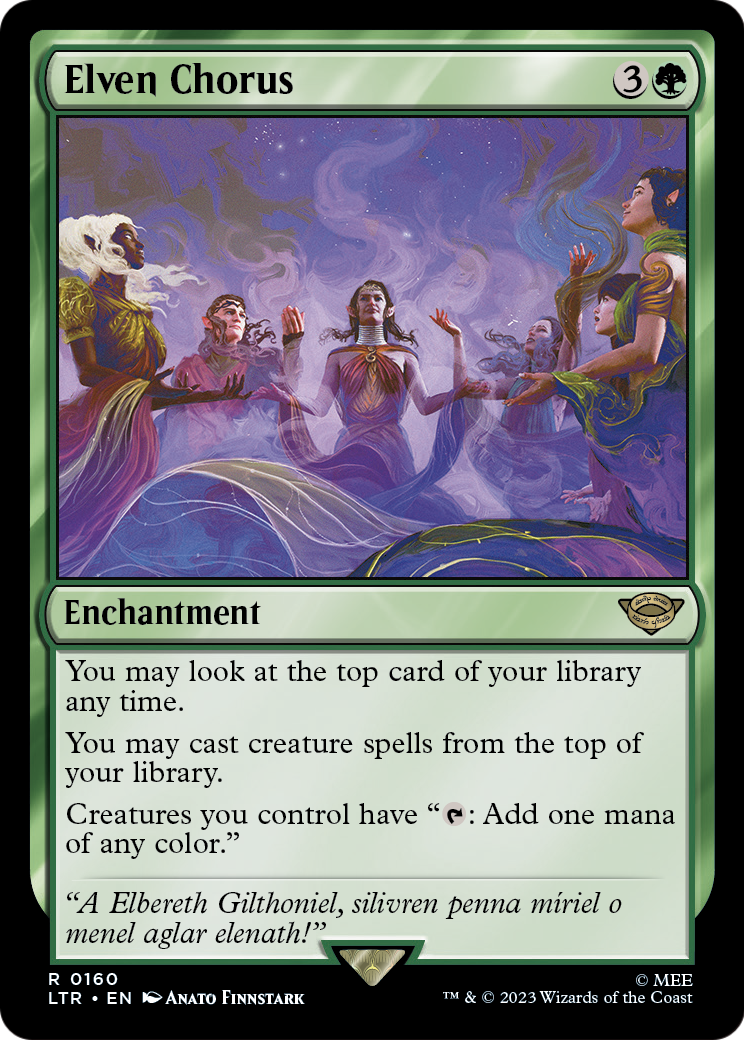 Elven Chorus (LTR-160) - The Lord of the Rings: Tales of Middle-earth