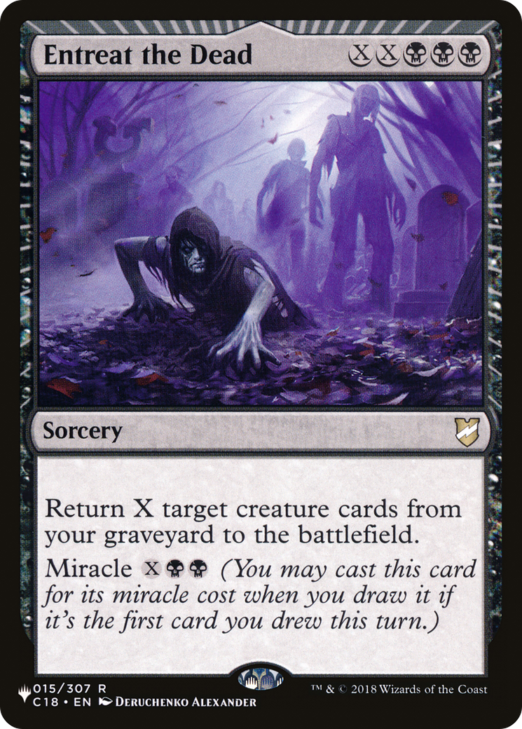 Entreat the Dead (LIST-015/307) - The List: (miracle)
