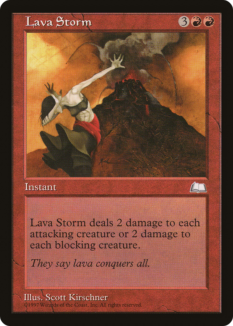 Lava Storm (WTH-) - Weatherlight