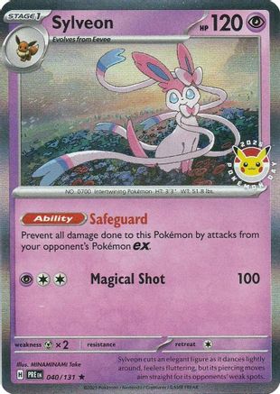 Sylveon (Pokemon Day) 040/131 - Holofoil Miscellaneous Cards & Products - Rare