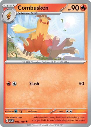 Combusken 023 - Reverse Holofoil SV09 Journey Together - Uncommon