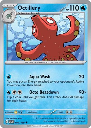Octillery 034 SV09 Journey Together - Uncommon