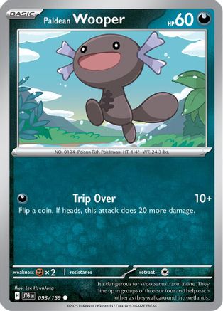 Paldean Wooper 093 SV09 Journey Together - Common