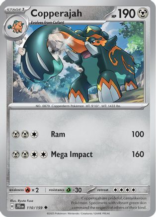 Copperajah 110 - Reverse Holofoil SV09 Journey Together - Uncommon