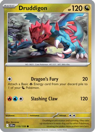 Druddigon 115 SV09 Journey Together - Common
