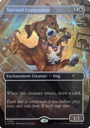 Spirited Companion (0896) (Rainbow Foil) (SLD-896) - Secret Lair Drop Series Foil