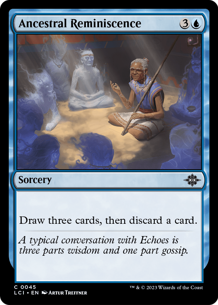 Ancestral Reminiscence (LCI-045) - The Lost Caverns of Ixalan Foil
